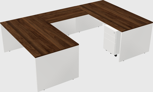 U-shaped desk