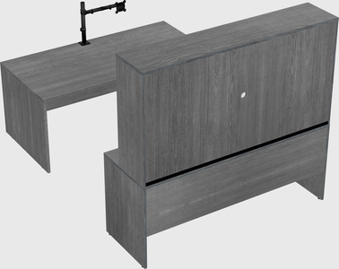 U-shaped desk