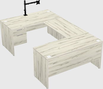 U-shaped desk