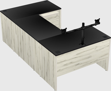U-shaped desk