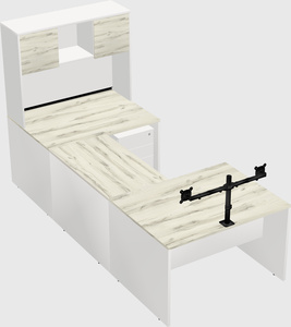 U-shaped desk