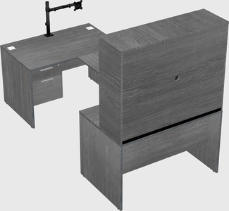 U-shaped desk