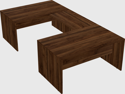 U-shaped desk