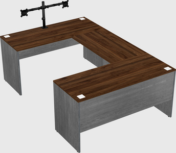 U-shaped desk