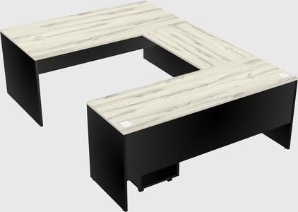 U-shaped desk