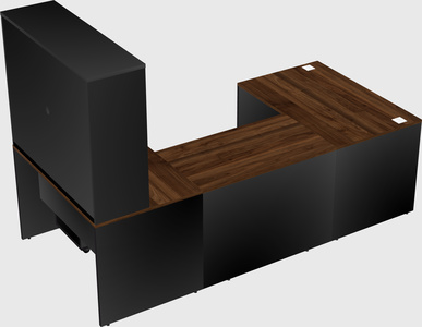 U-shaped desk