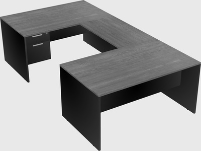 U-shaped desk