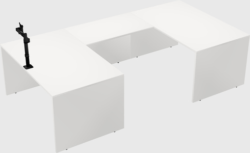 U-shaped desk