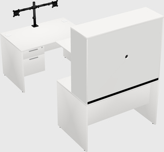 U-shaped desk