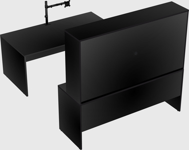 U-shaped desk