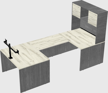 U-shaped desk