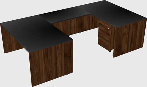 U-shaped desk