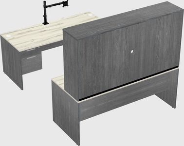 U-shaped desk