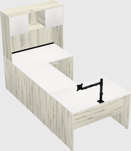 U-shaped desk