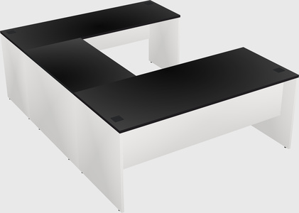 U-shaped desk