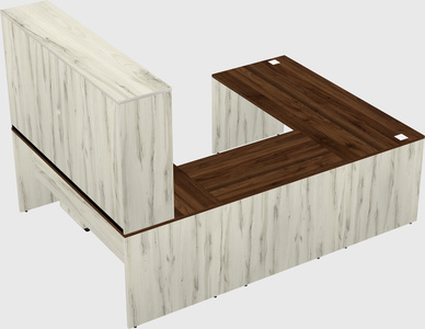 U-shaped desk