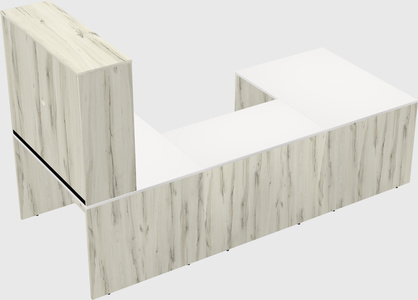 U-shaped desk