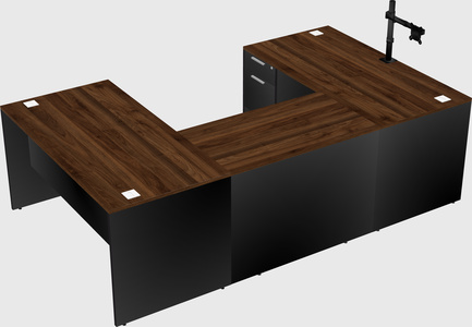U-shaped desk