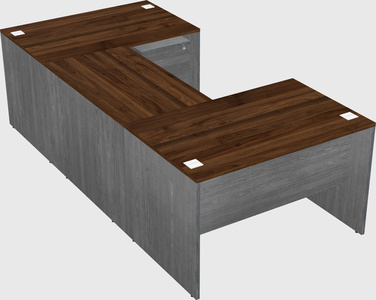 U-shaped desk