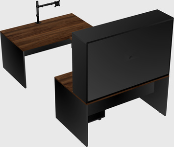 U-shaped desk