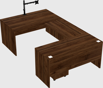 U-shaped desk