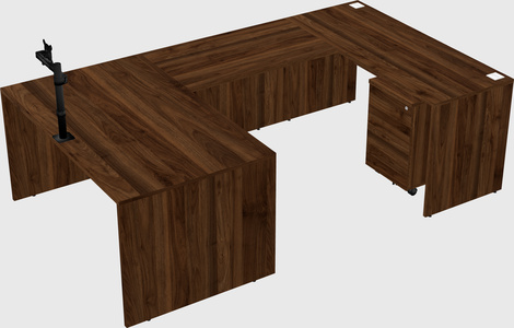 U-shaped desk