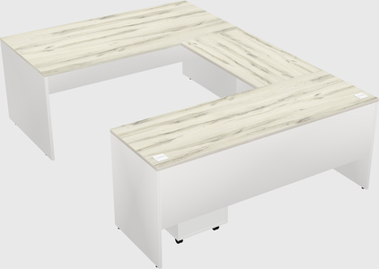 U-shaped desk