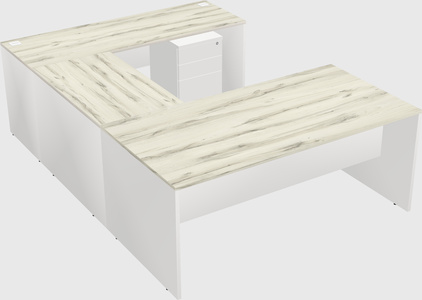U-shaped desk