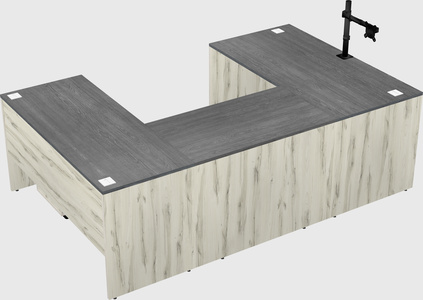 U-shaped desk