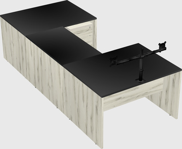 U-shaped desk