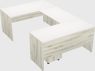 U-shaped desk