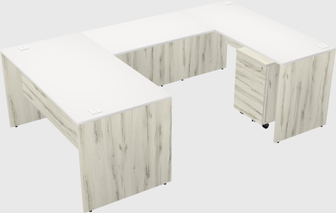 U-shaped desk