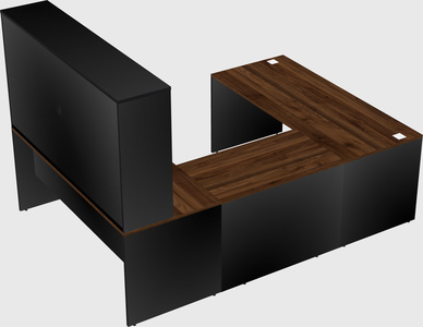 U-shaped desk