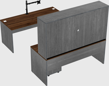 U-shaped desk