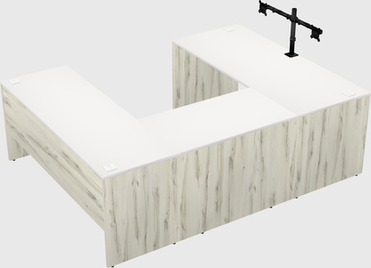 U-shaped desk