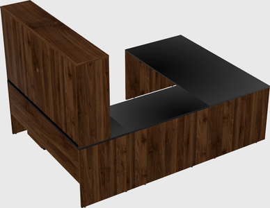 U-shaped desk