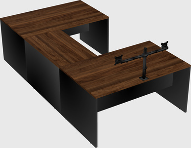 U-shaped desk