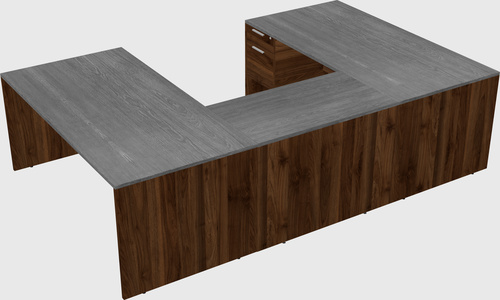U-shaped desk