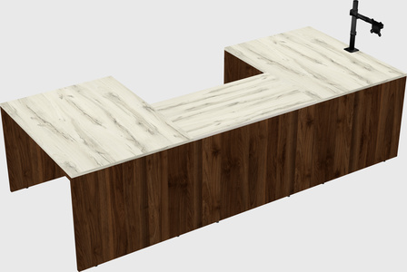U-shaped desk