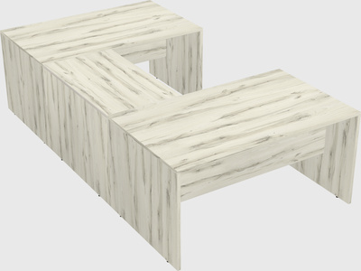 U-shaped desk