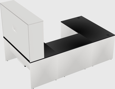 U-shaped desk