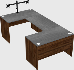 U-shaped desk