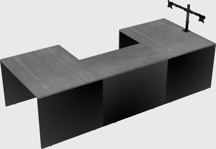 U-shaped desk