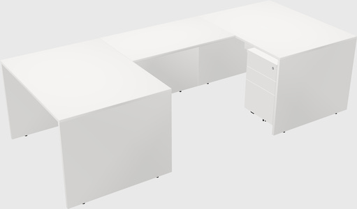 U-shaped desk