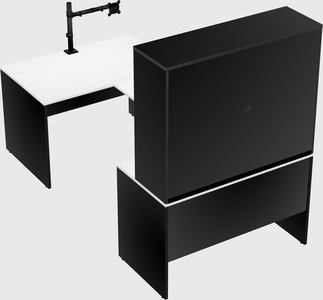 U-shaped desk