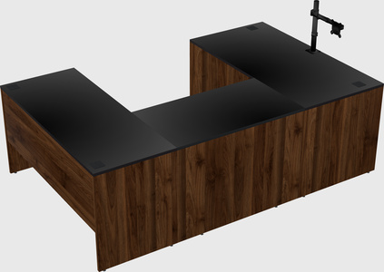 U-shaped desk