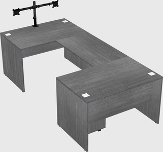 U-shaped desk