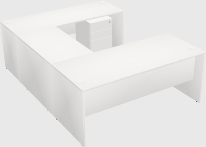 U-shaped desk