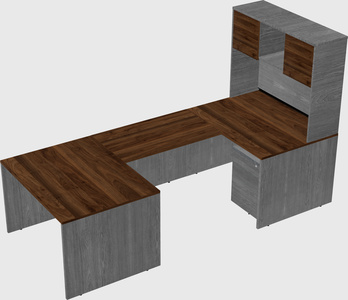 U-shaped desk