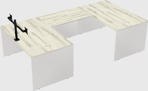 U-shaped desk
